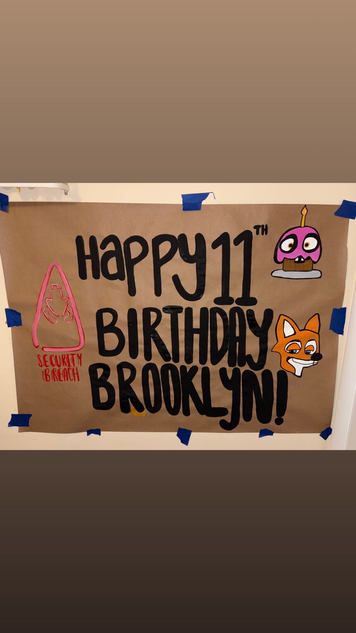 Birthday custom banner